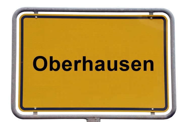 Ortsschild Oberhausen