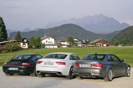 Audi RS5 BMW M3 Porsche 911