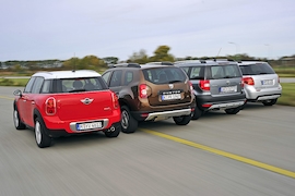 Dacia Duster Mini Countryman Skoda Yeti Suzuki SX4