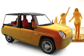 Rinspeed BamBoo, Golfcar Studie Genfer Autosalon 2011