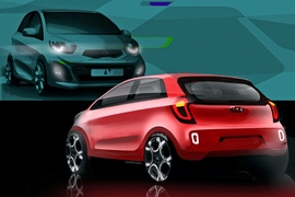 Skizze Kia Picanto
