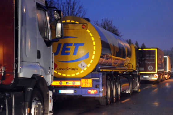 Konturmarkierungen bei Lkw