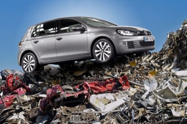 VW Golf Fotomontage