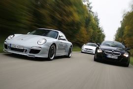 Porsche 911 Sport Classic BMW M6 Competition Jaguar XKR SpeedPack