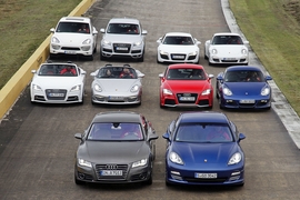 Markenduell Audi gegen Porsche