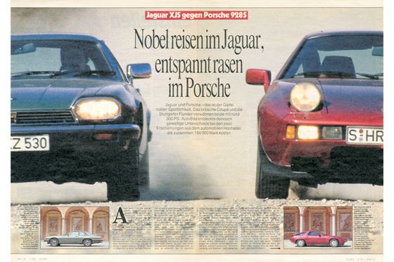 Jaguar XJS und Porsche 928 S