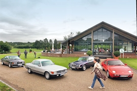 BMW 635 CSi, Jaguar XJ 5.3 C, Mercedes 450 SLC 5.0 und Porsche 928 S