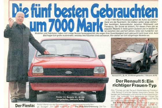 Die fünf besten Gebrauchten um 7000 Mark