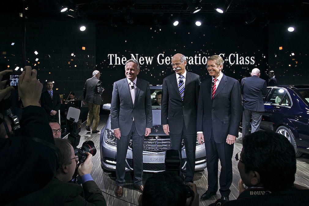 Dr. Joachim Schmidt, Dr. Dieter Zetsche und Dr. Thomas Weber