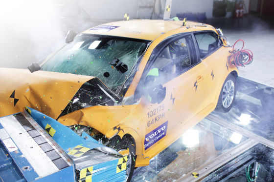 Volvo C30 Electric im Crashtest