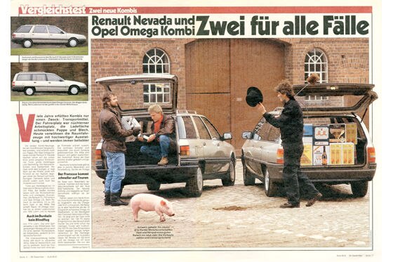 Opel Omega Kombi Renault Nevada