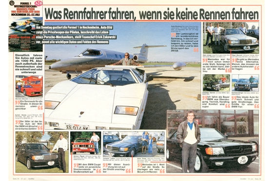 Das fahren Formel 1-Piloten privat