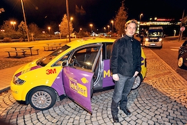 E-Auto Audi A2 mit Firmenchef Mirko Hannemann