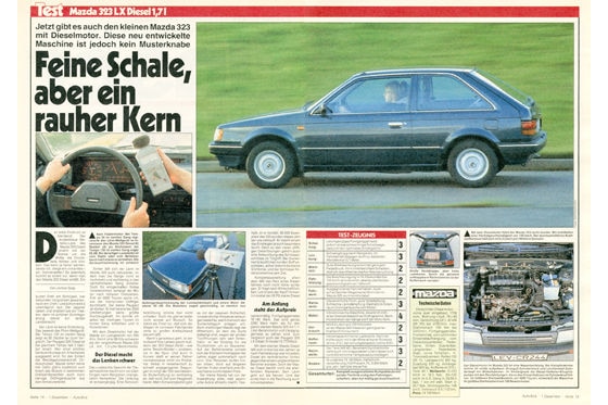 Mazda 323 LX Diesel 1,7 l