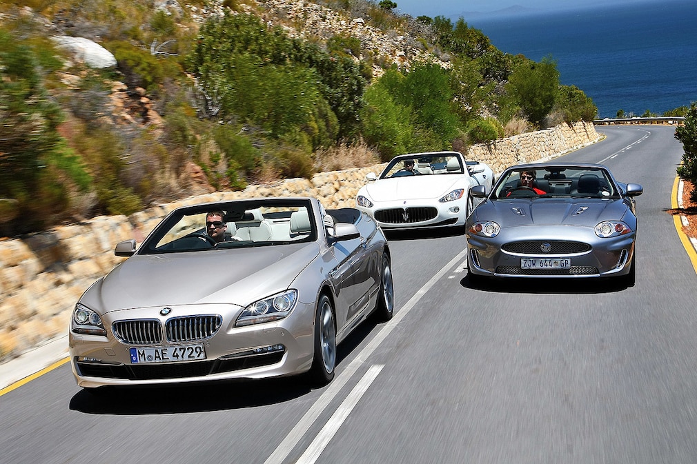 BMW 6er Cabrio Maserati GranCabrio Jaguar XKR Cabrio