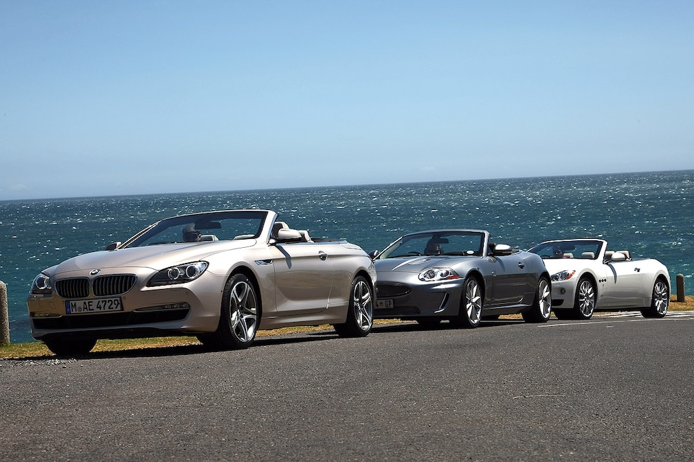 6er BMW Cabrio Jaguar XKR Cabrio Maserati GranCabrio