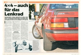 Mazda 626 Vierradlenkung