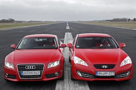 Audi A5 Hyundai Genesis Coupé