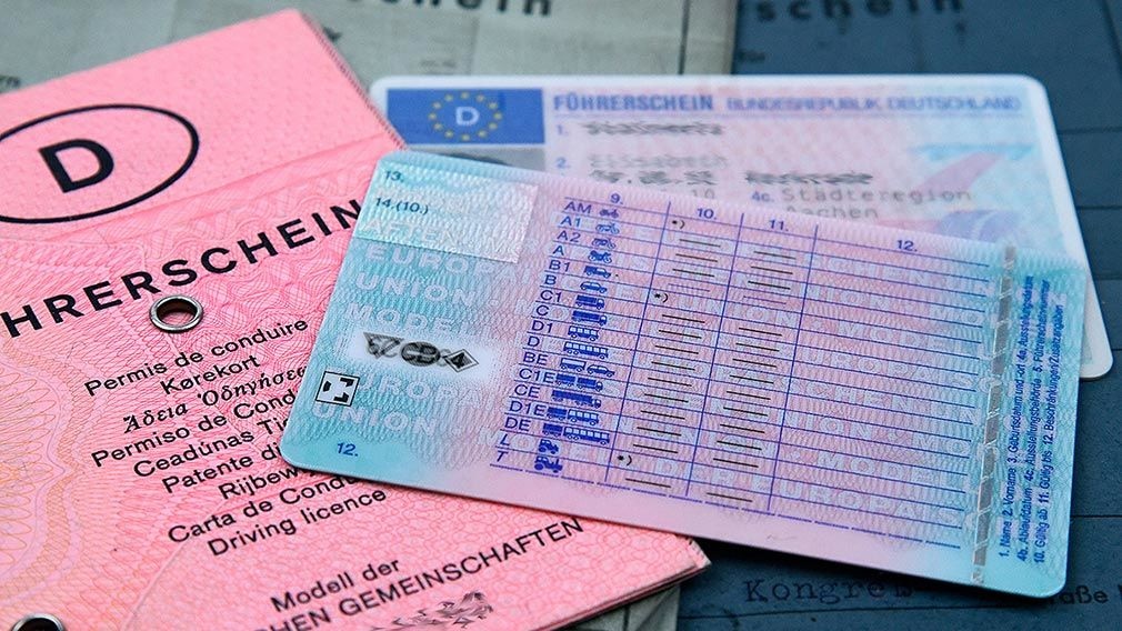 Hier können Sie den Führerschein für Deutschland und Österreich