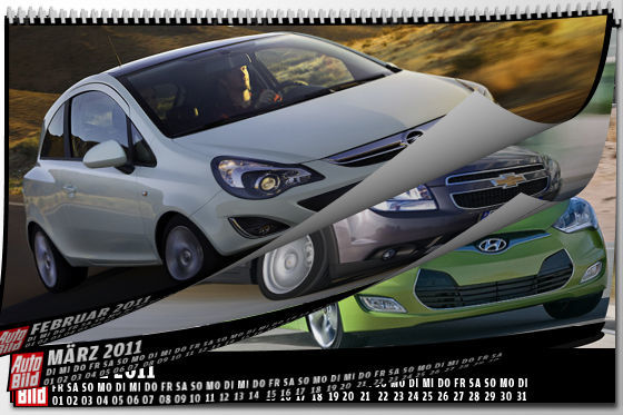 Der Auto-Kalender 2011