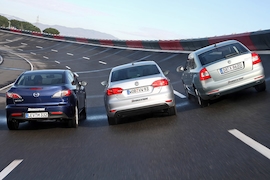 Mazda3 Skoda Octavia VW Jetta