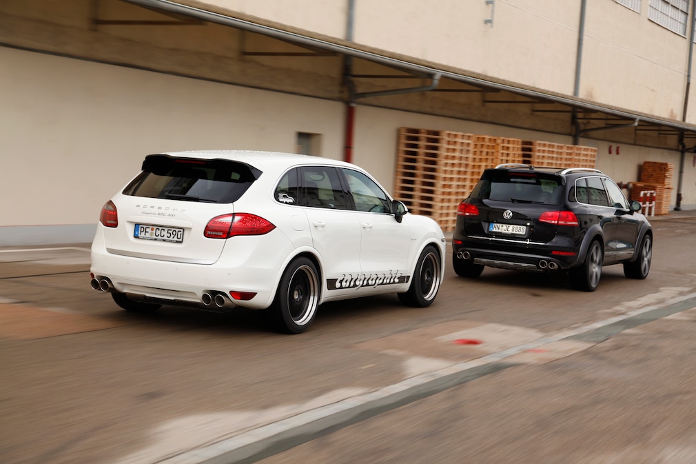 Bruderkampf - JE Design Tuareg vs. Cargraphic Cayenne