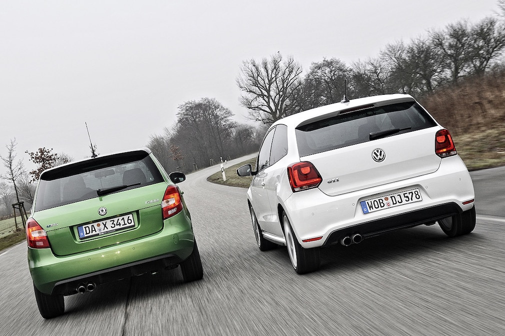 Skoda Fabia 1.4 RS VW Polo 1.4 GTI