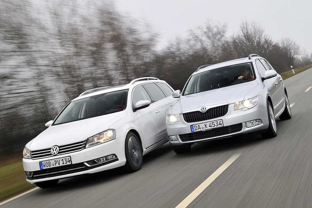 Skoda Superb VW Passat