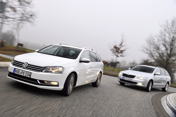 Skoda Superb VW Passat