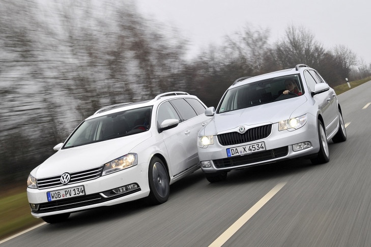 Skoda Superb VW Passat