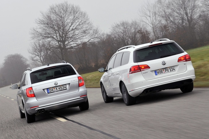 Skoda Superb VW Passat