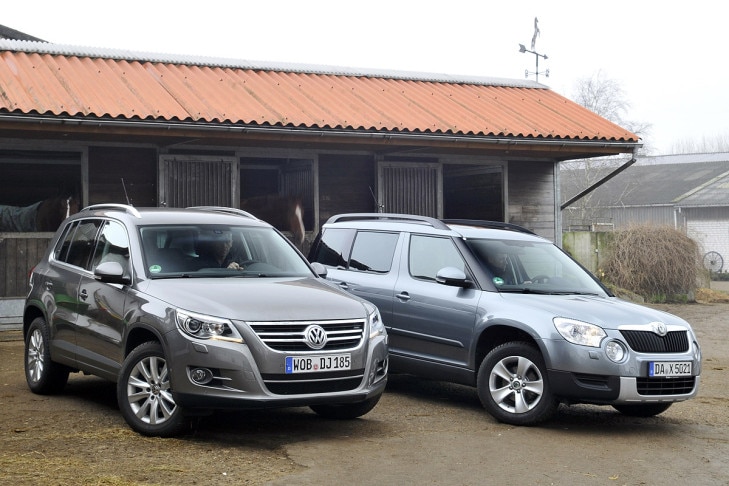 Skoda Yeti VW Tiguan