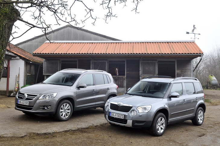 Skoda Yeti VW Tiguan