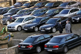 Dienstwagen thüringischer und hessischer Minister