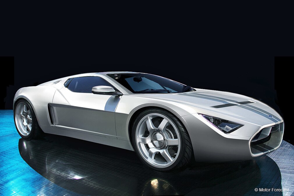 Zeichnung Ford GT