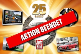 25 Jahre AUTO BILD Jubiläums-Schnäppchen