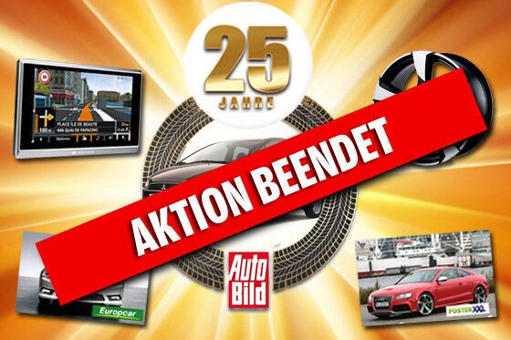 25 Jahre AUTO BILD Jubiläums-Schnäppchen