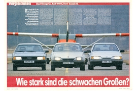 Opel Omega  Audi 100 Ford Scorpio