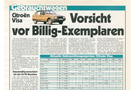 Citroen Visa
