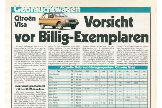 Citroen Visa Citroen Visa
