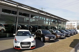 Audi A1 beim Händler
