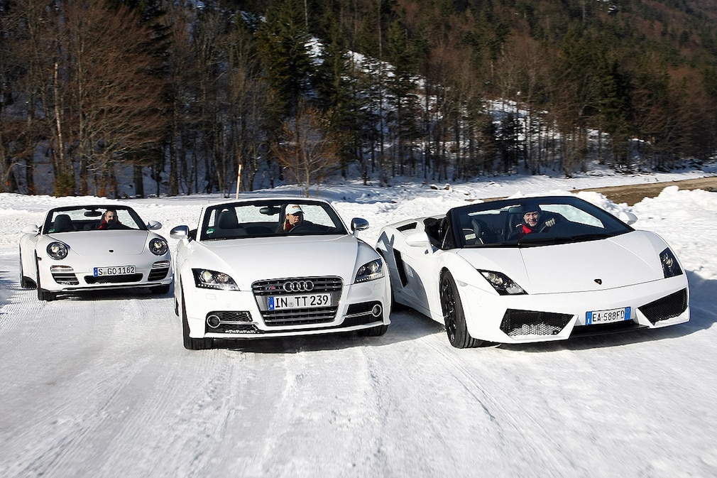 Porsche 911 Cabrio Audi TTS Roadster Lamborghini Gallardo Spyder