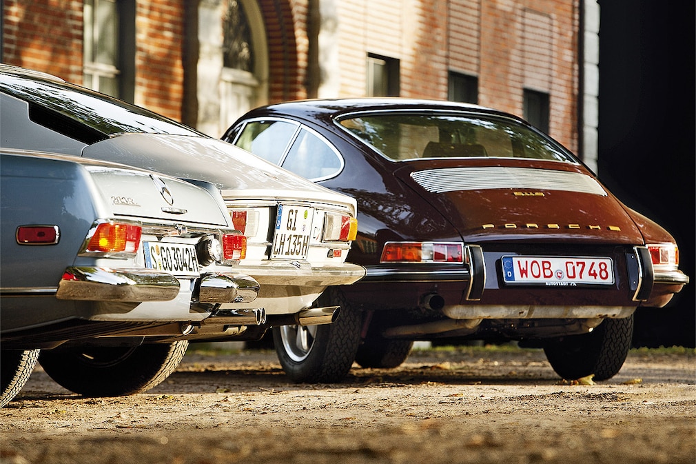 Mercedes 280 SL Fiat Dino 2.4 Porsche 911 S
