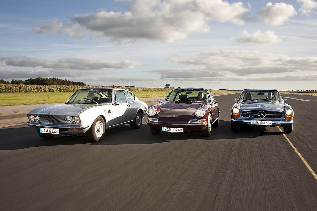 Fiat Dino 2.4 Porsche 911 S Mercedes 280 SL