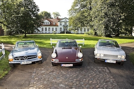 Fiat Dino 2.4 Porsche 911 S Mercedes 280 SL