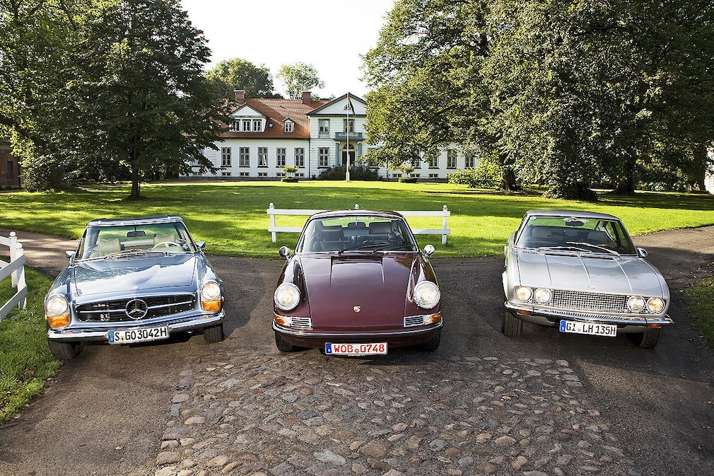 Fiat Dino 2.4 Porsche 911 S Mercedes 280 SL