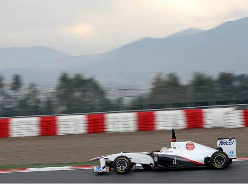 Überraschung durch Sauber: Sergio Perez fuhr die bisher beste Zeit der Woche