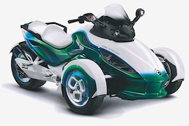 Can-Am Spyder mit Hybrid