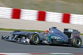 Michael Schumacher Mercedes GP W02