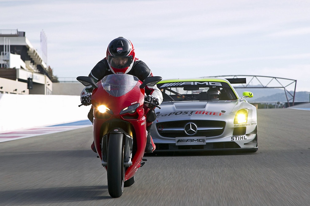 Mercedes SLS AMG GT3 Ducati 1198 SP